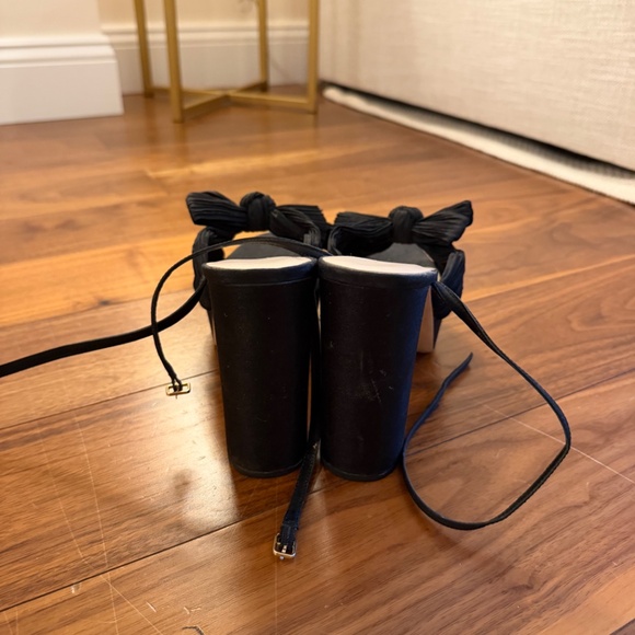 Loeffler Randall Natalia Pleated Bow Platform Sandals - Picture 5 of 5